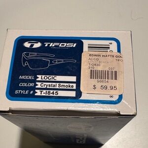 Tifosi Optics Blue Sunglasses Box
